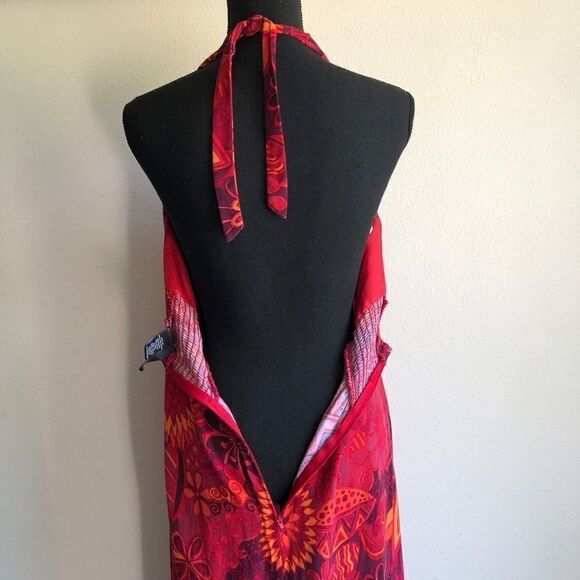 Floral Halter Maxi Dress - Picture 5 of 10